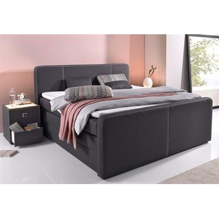Boxspringbett mit Bettkasten inkl. Topper und Kissen