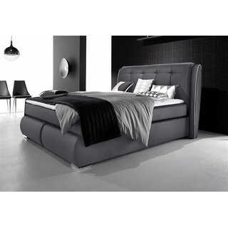 INOSIGN Boxspringbett mit gestepptem Kopfteil