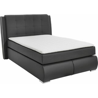 INOSIGN Boxspringbett mit gestepptem Kopfteil