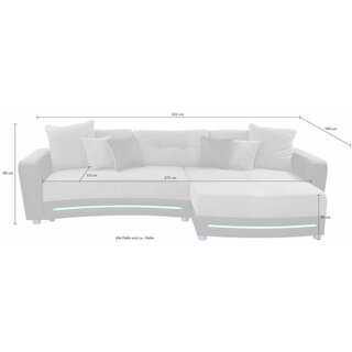 Polsterecke Kunstleder SOFTLUX / Luxus-Microfaser