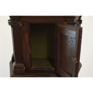 Historismuss Kabinetschrank Eiche Massiv