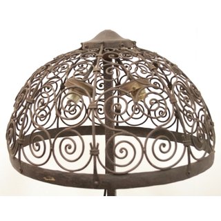 Alte Stehlampe Schmiedeeisen Jugendstil