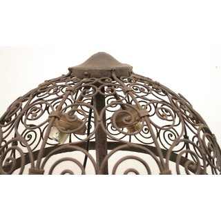 Alte Stehlampe Schmiedeeisen Jugendstil