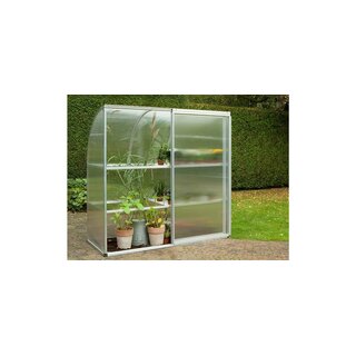 KGT Tomaten-Gew�chshaus Edelwei� Alu blank H�he ca. 180 cm
