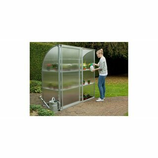 KGT Tomaten-Gew�chshaus Edelwei� Alu blank H�he ca. 180 cm