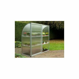 KGT Tomaten-Gew�chshaus Edelwei� Alu blank H�he ca. 180 cm