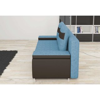 JUSThome Area Sofa Mikrofaser 95x200x73 cm Magnus Testartikel Brettspielversand